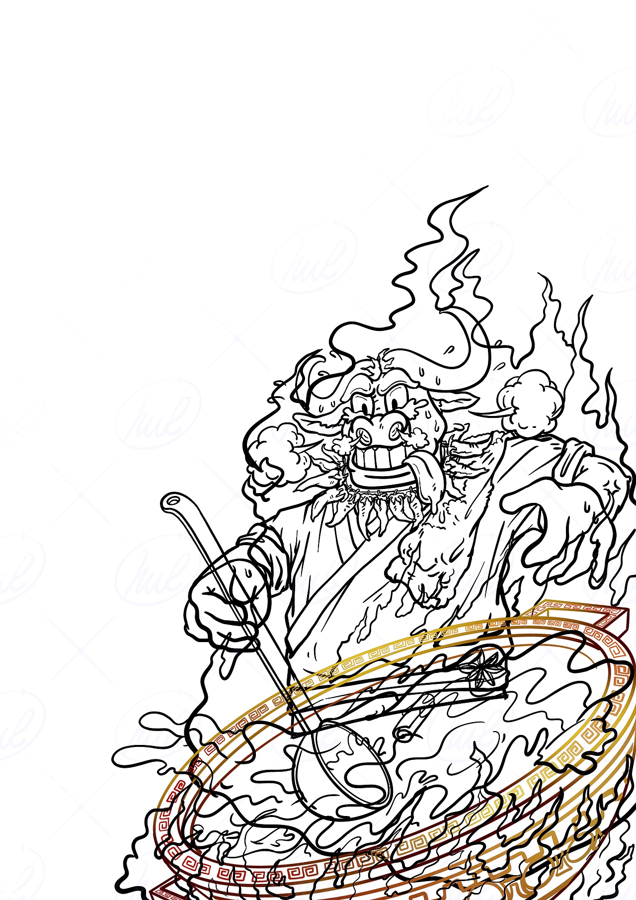 蜀香新品火锅底料插画（图ZMjI5MDA3OTQ0） - 商业插画 - 站酷设计师龛鱼原创素材 - 站酷ZCOOL