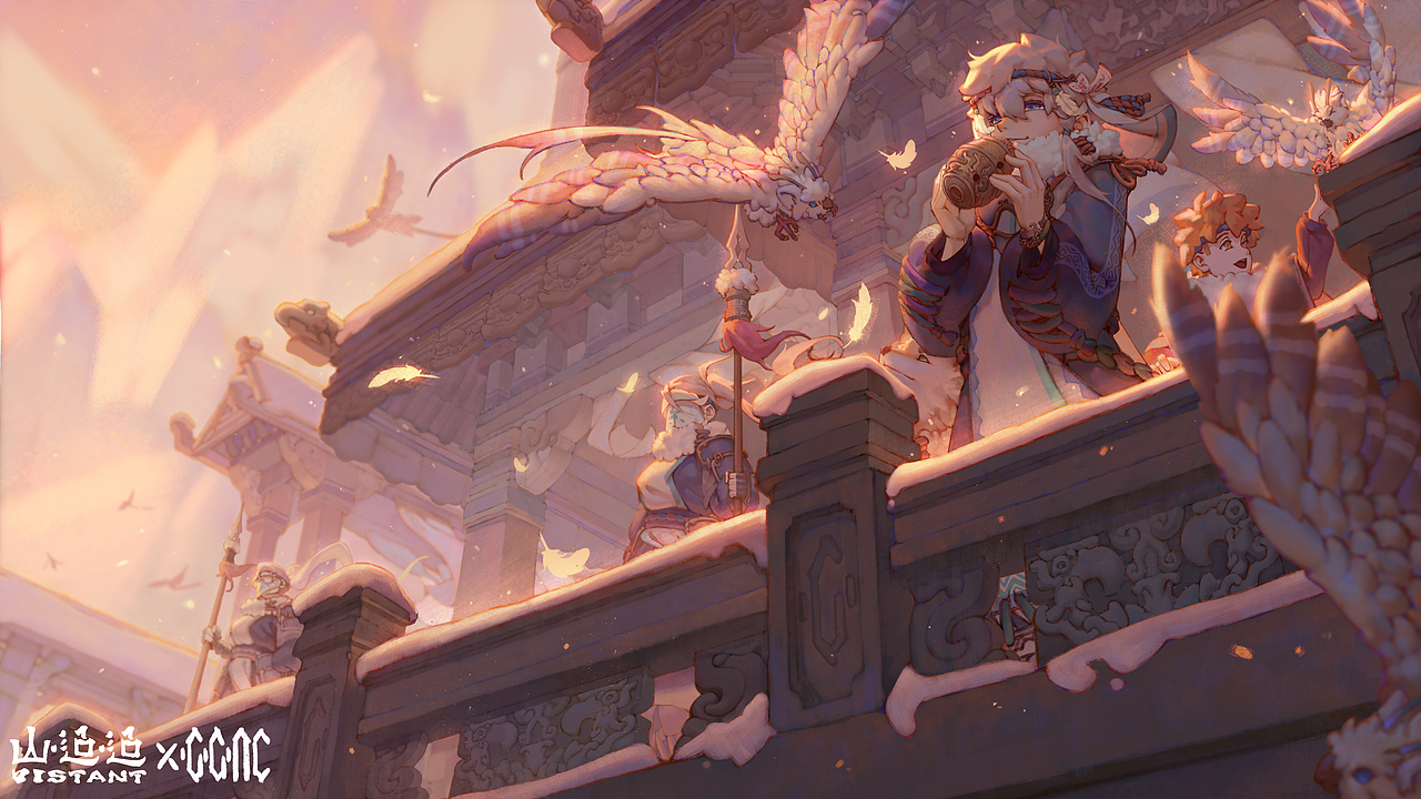 山迢迢（图ZMjcyOTgxMzc2） - 游戏原画 - 站酷设计师邓了个凳子原创素材 - 站酷ZCOOL