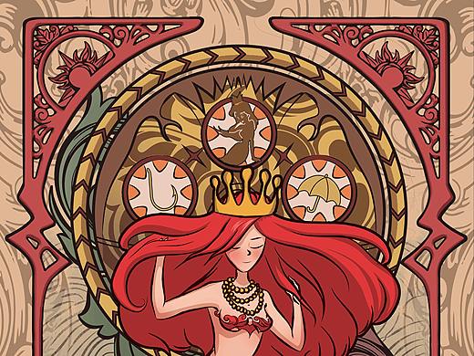 慕夏-人鱼（个人主页-ZNDY5ODI0MDQ=） - 创作习作 - 站酷设计师苏一子原创素材 - 站酷ZCOOL