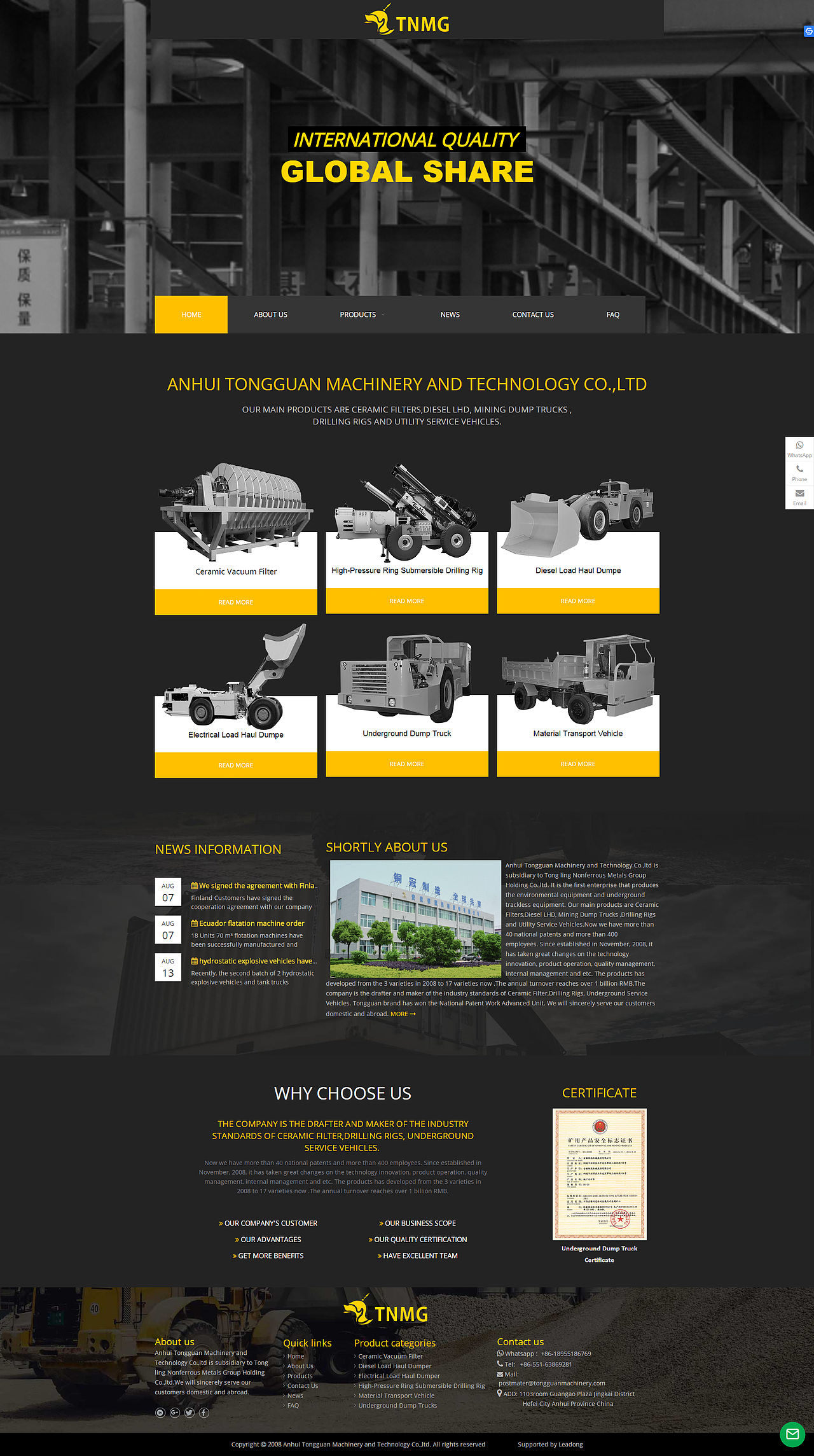 营销型外贸网站设计_英文网页设计排版配色_大土网络