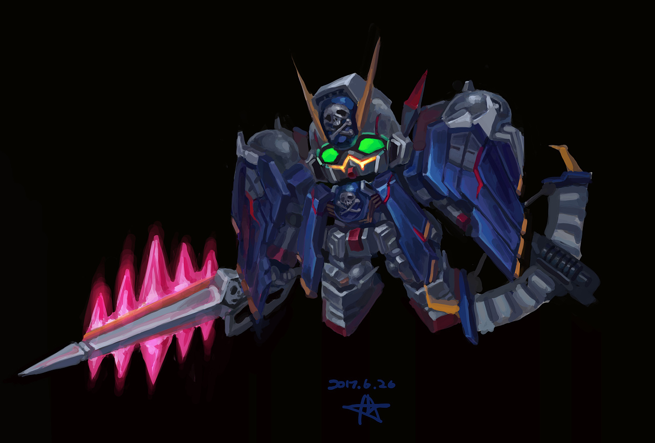 【sd高达同人】海盗系|插画|创作习作|turnrun - 原创作品 - 站酷