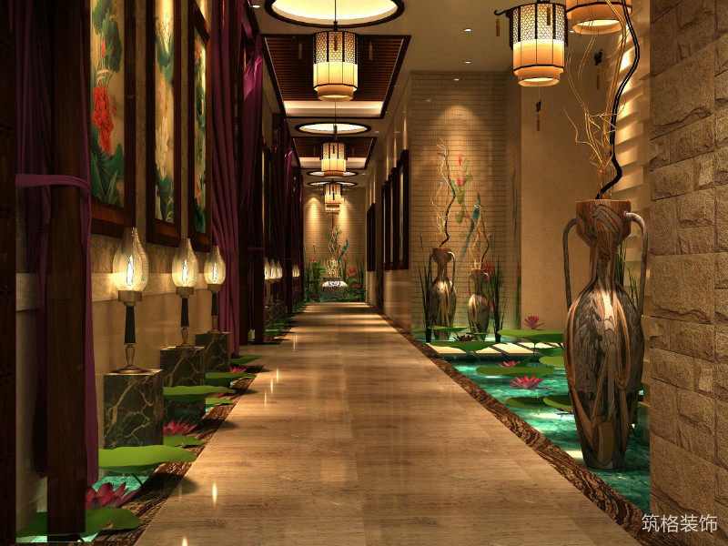 万达足浴会所丨绵阳洗浴中心设计丨足疗店装修