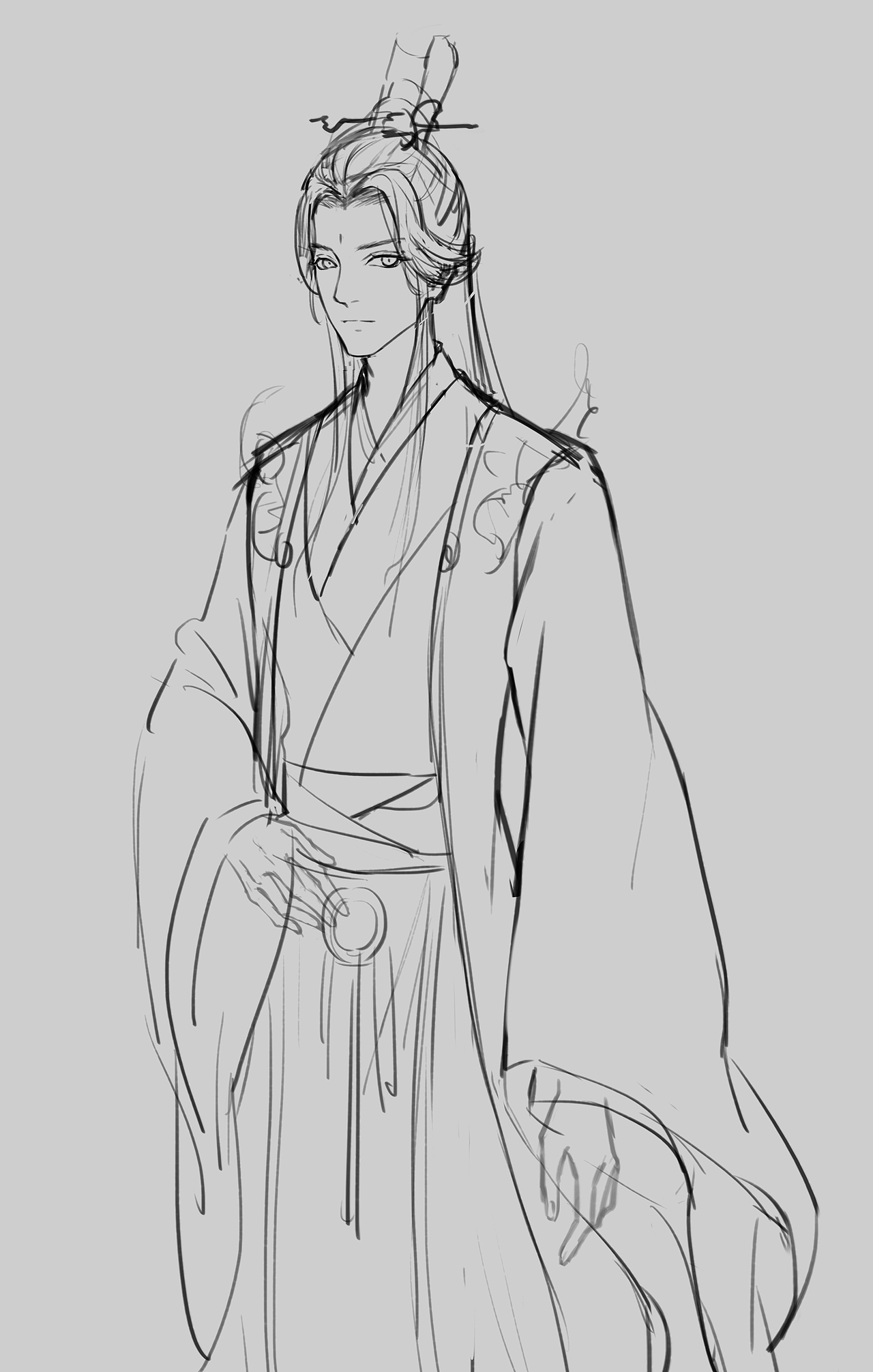 【原创】古风立绘-寻心 含过程