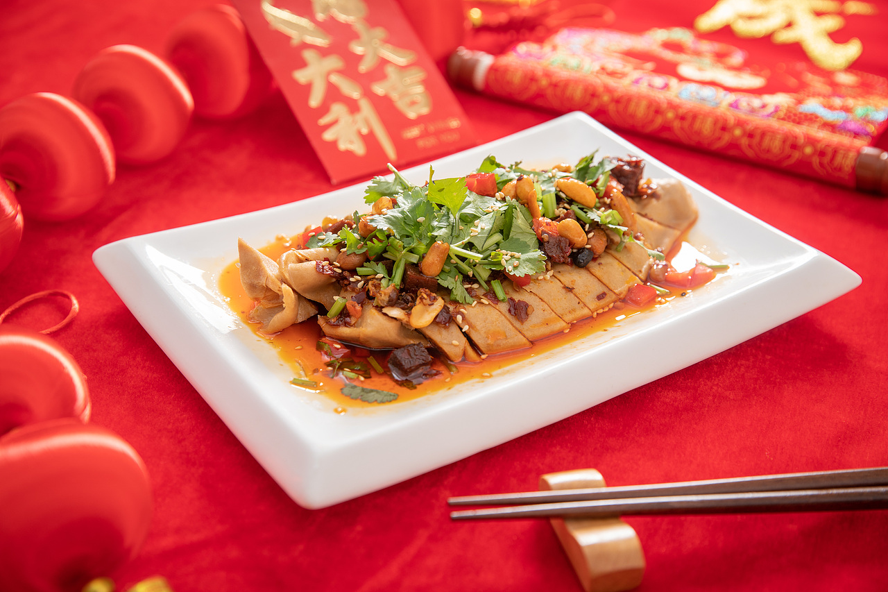 纯素年夜饭_素食小老弟-站酷zcool