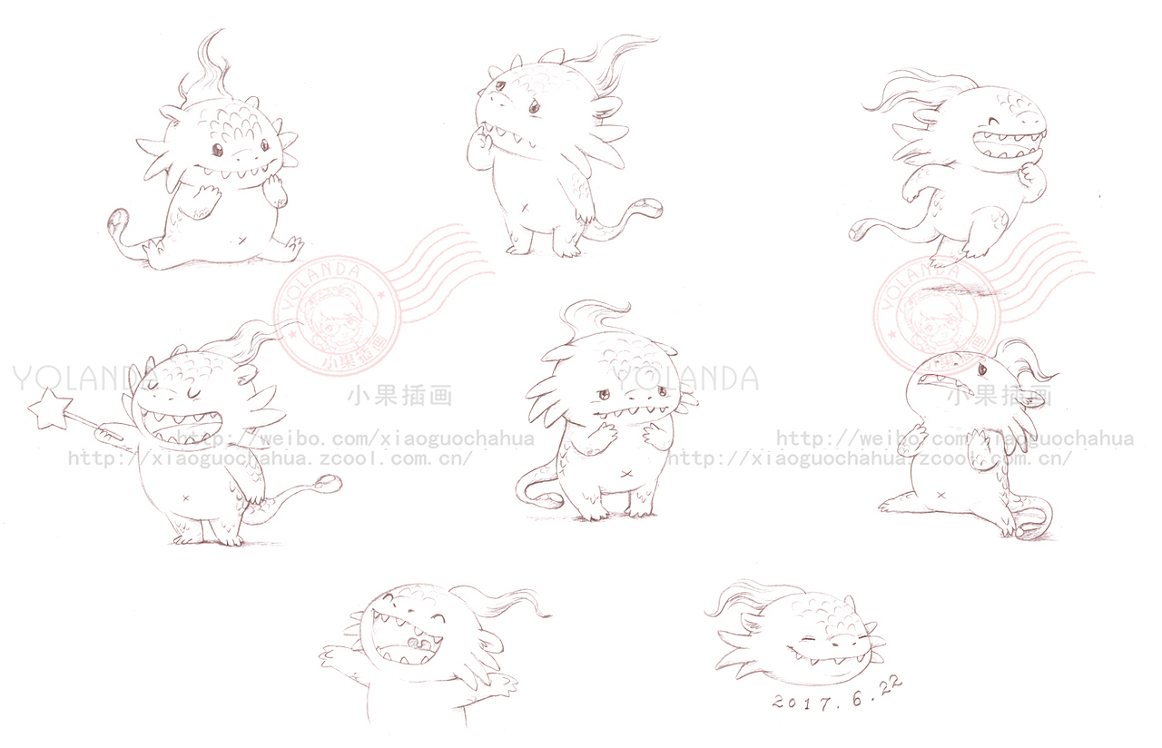 《山上有个小怪物》角色设计