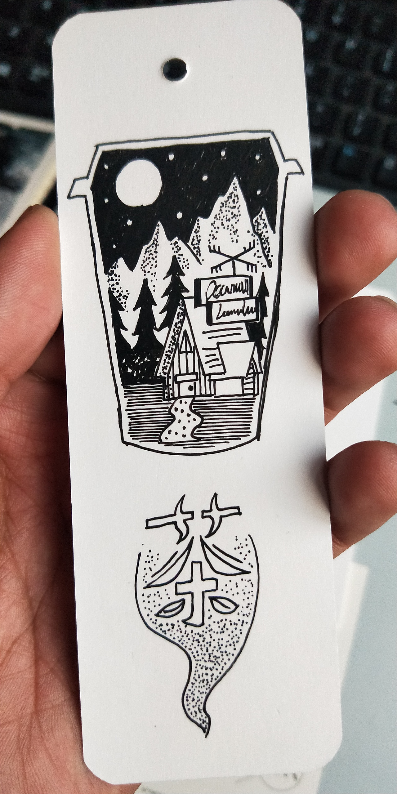 书签插画小练习