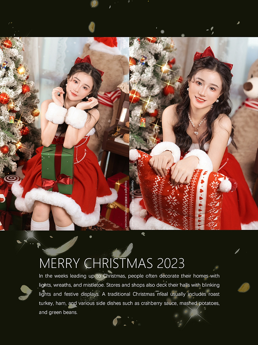 圣诞主题人像摄影