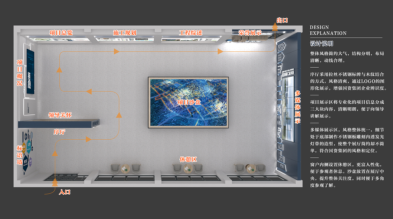 浦口中心医院施工项目展厅方案(飞机稿)