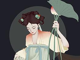 国风人物插画