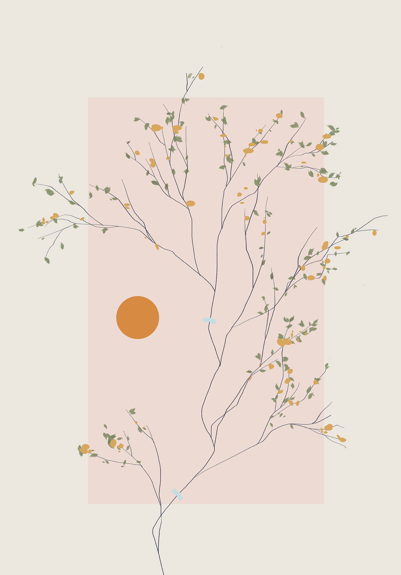 致敬莫兰迪（图ZMjIzMTU5Mzky） - 商业插画 - 站酷设计师一禾栗子原创素材 - 站酷ZCOOL