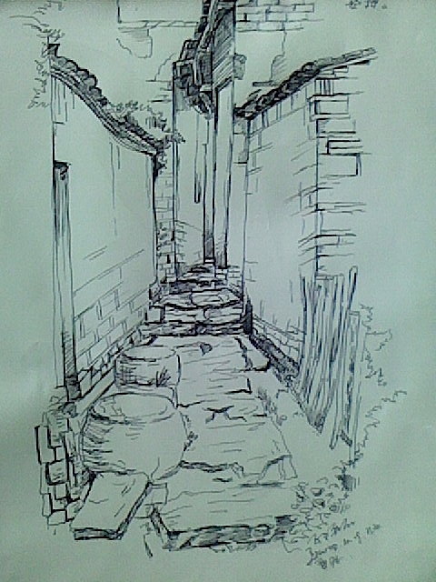 几年前大学时期速写练习.