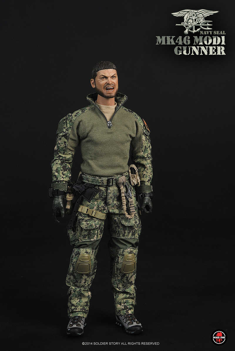 SoldierStory 美国海军海豹突击队 MK46 MOD1机鎗手（图ZMTExMDIwMTA0） - 手办/模玩 - 站酷设计师SoldierStory原创素材 - 站酷ZCOOL