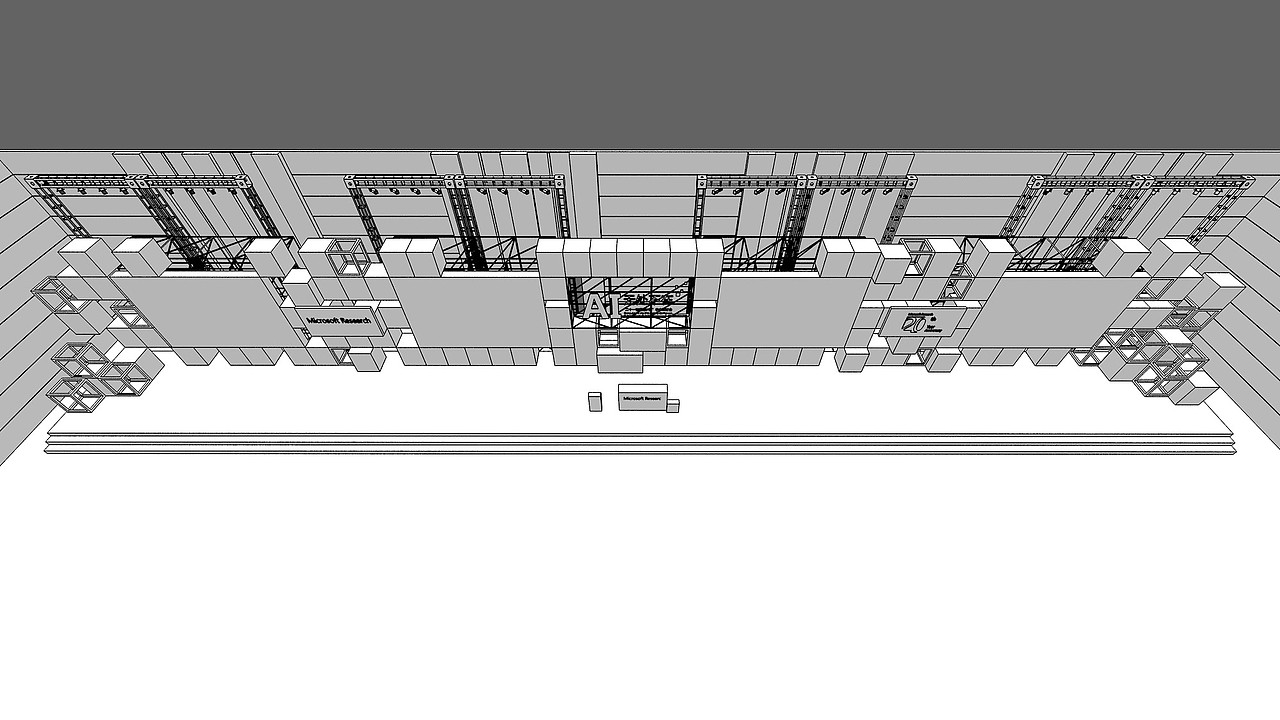 2018-微软研究院-发布会舞台（图ZMTM2ODY2NTIw） - 舞台美术 - 站酷设计师尘小小原创素材 - 站酷ZCOOL