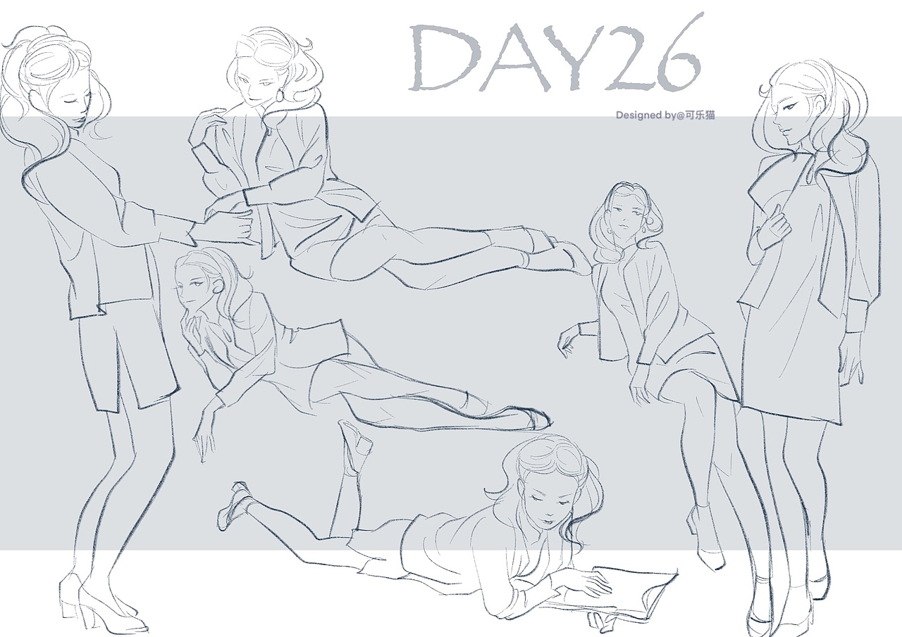 #速寫60天挑戰(zhàn)賽#day26@速寫班長（圖ZMjk0NDkxODg0） - 創(chuàng)作習(xí)作 - 站酷設(shè)計師可樂貓1122原創(chuàng)素材 - 站酷ZCOOL