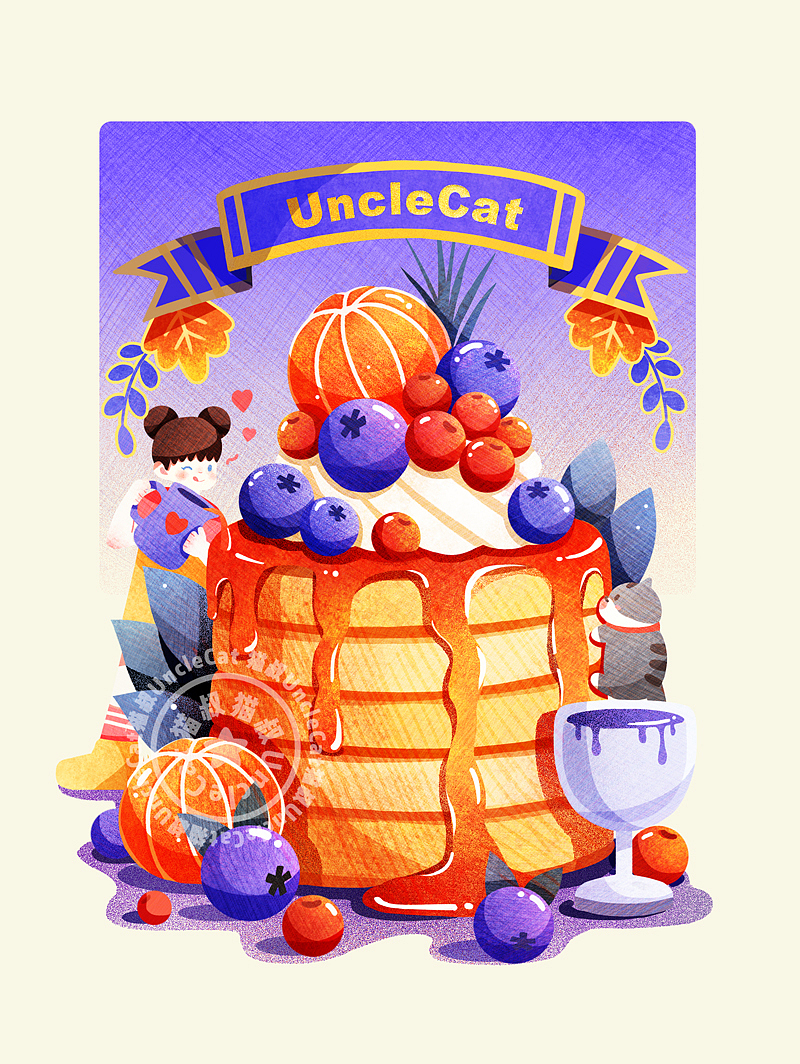合集 | 甜点篇全（图ZMjY4NjU0NTYw） - 商业插画 - 站酷设计师猫叔UncleCat原创素材 - 站酷ZCOOL