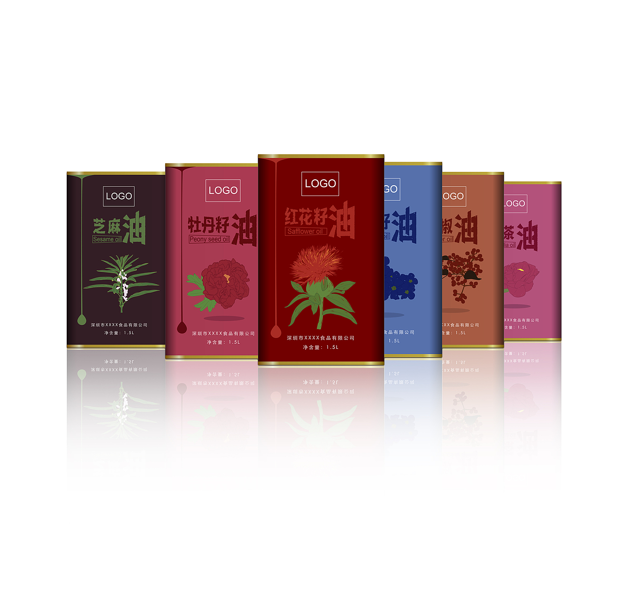 高档食用油包装设计（图ZOTIyODUzNDA=） - 包装 - 站酷设计师羚羊漫步原创素材 - 站酷ZCOOL