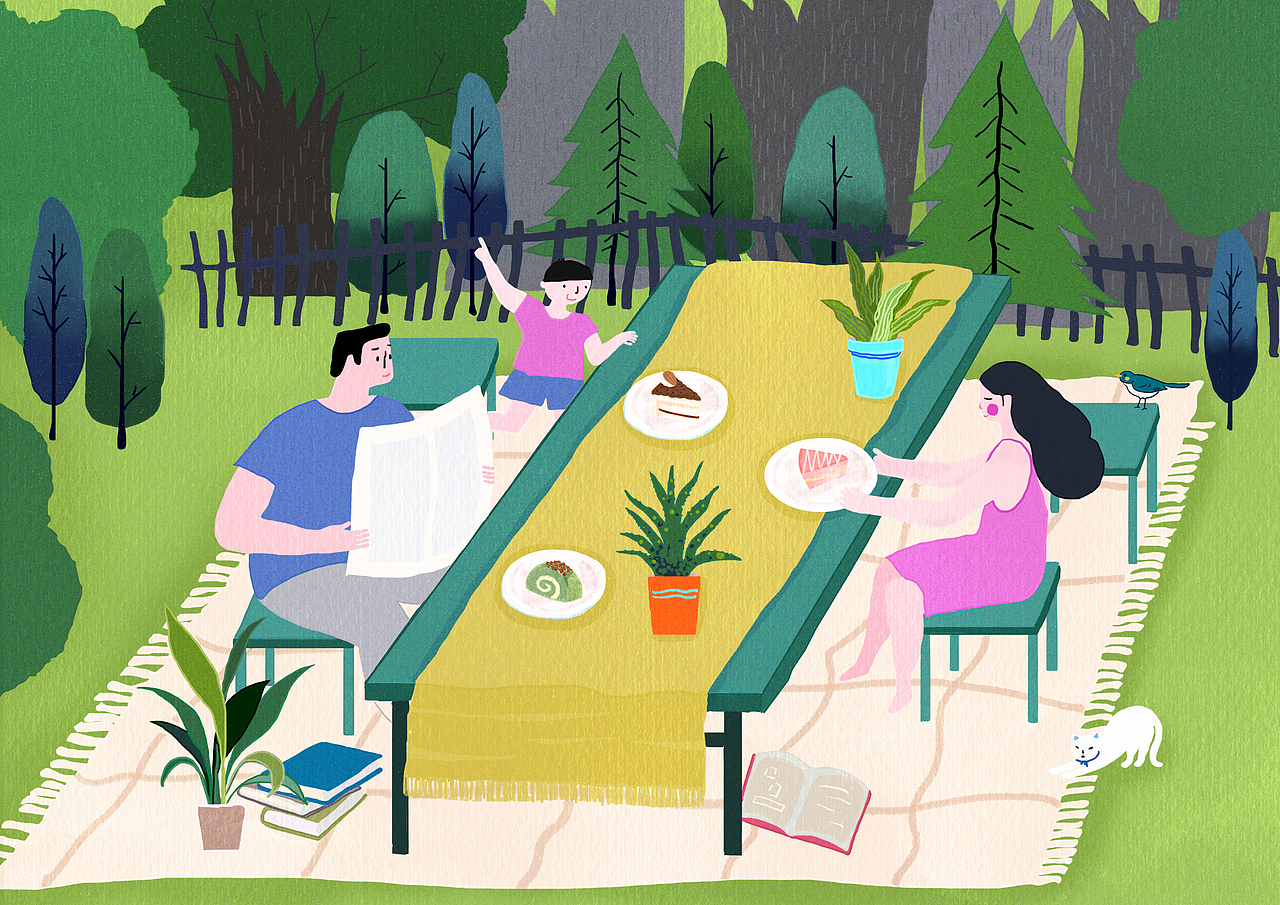 插画（图ZMTk3MzcyNzM2） - 艺术插画 - 站酷设计师李温柔原创素材 - 站酷ZCOOL