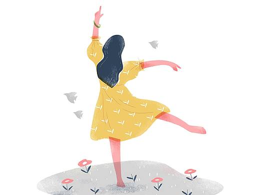 女孩小场景（个人主页-ZNDA2MTc2NTI=） - 商业插画 - 站酷设计师MollyUU原创素材 - 站酷ZCOOL