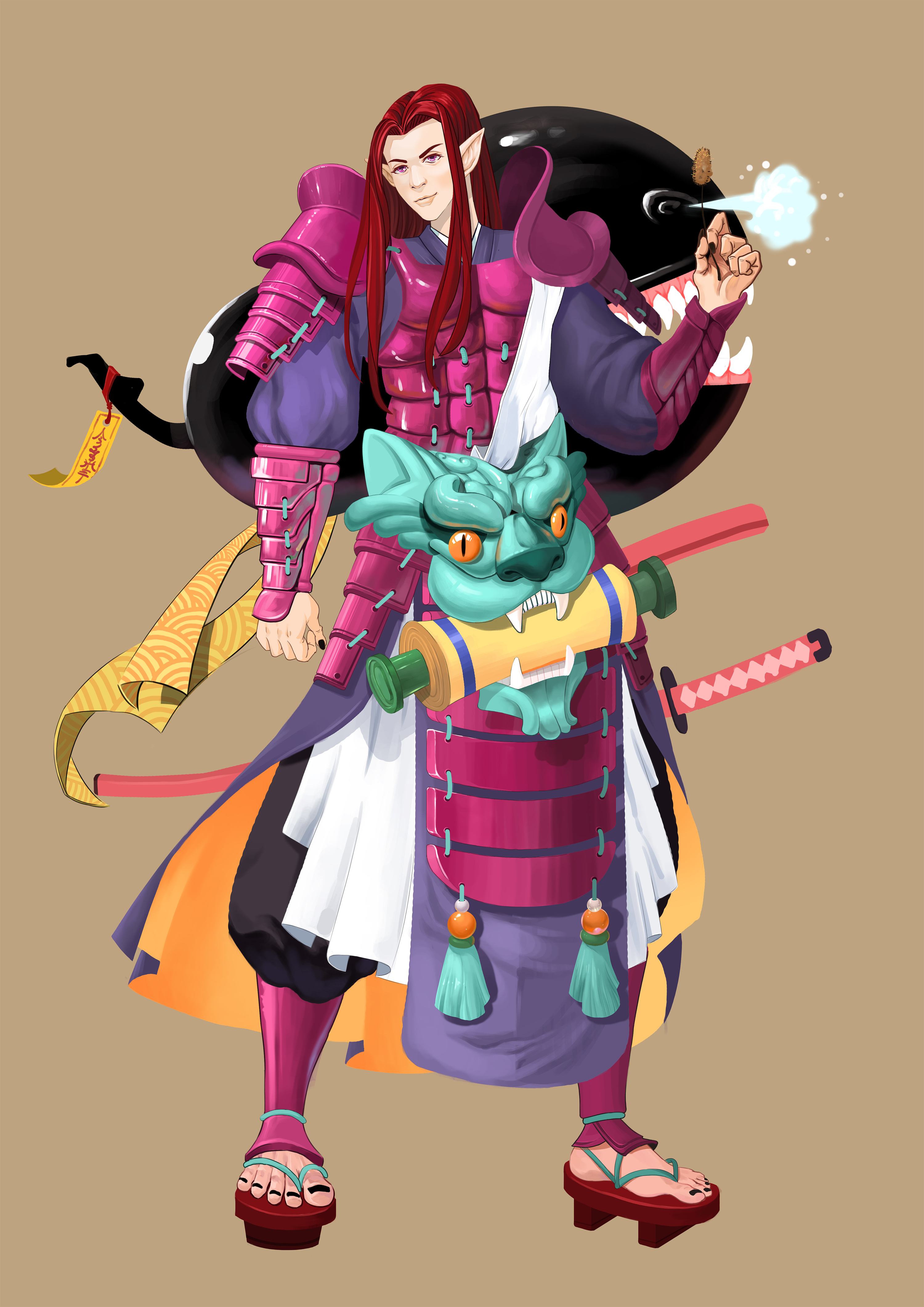 阴阳师式神皮肤设计