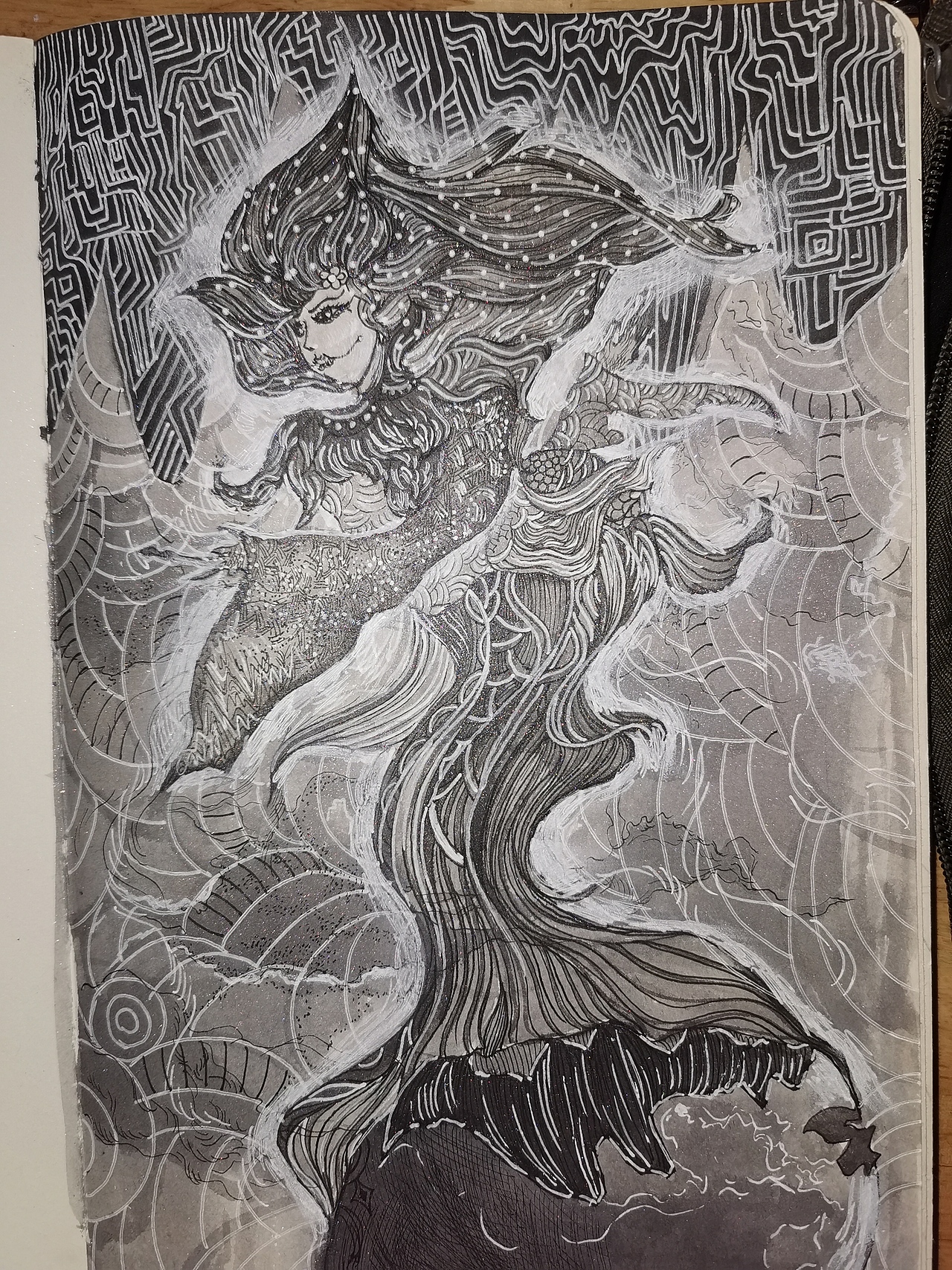高中时画的画