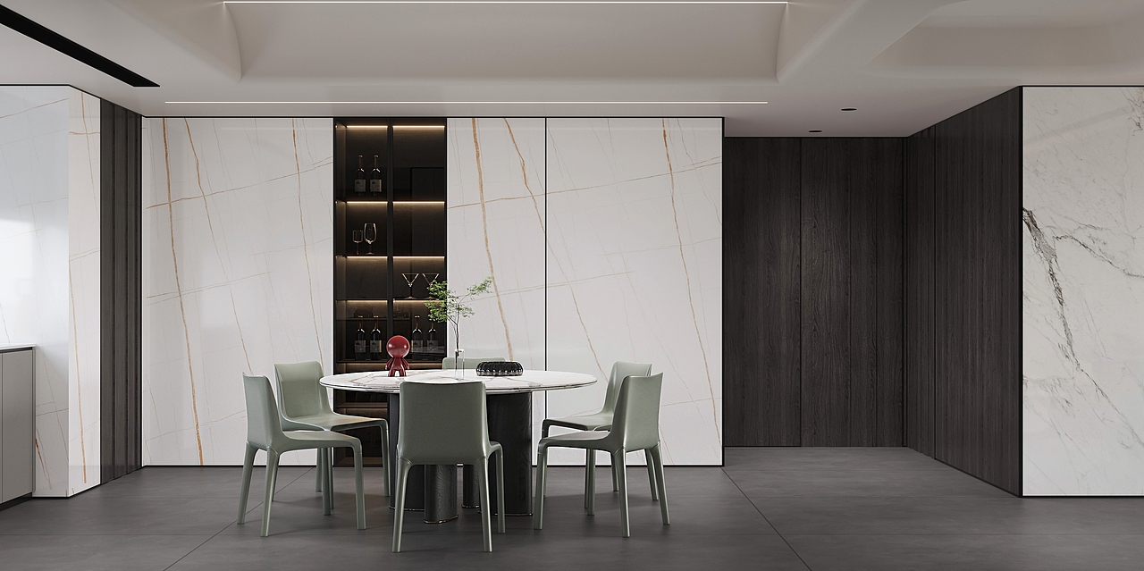 现代极简客餐厅