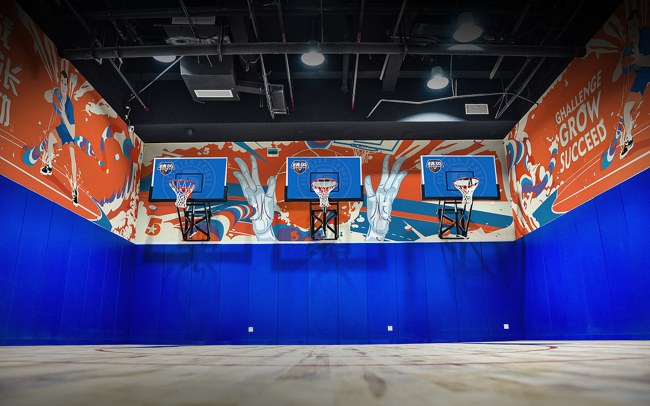 Five-Star Sports Elite Skill Center（图ZMTUxNjA5NjI0） - 新锐潮流插画 - 站酷设计师鸡蛋火腿加柠檬原创素材 - 站酷ZCOOL