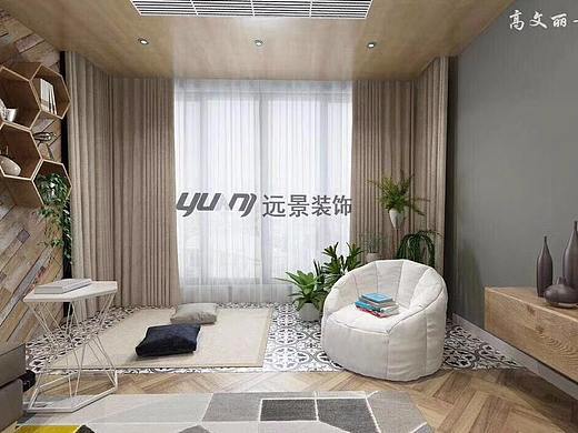 渝北茂悦府洋房底跃北欧风格装修案例-重庆远景装饰