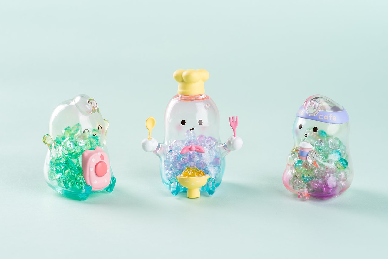 simontoysmukamuka隐形透明春暖花开盲盒摆件