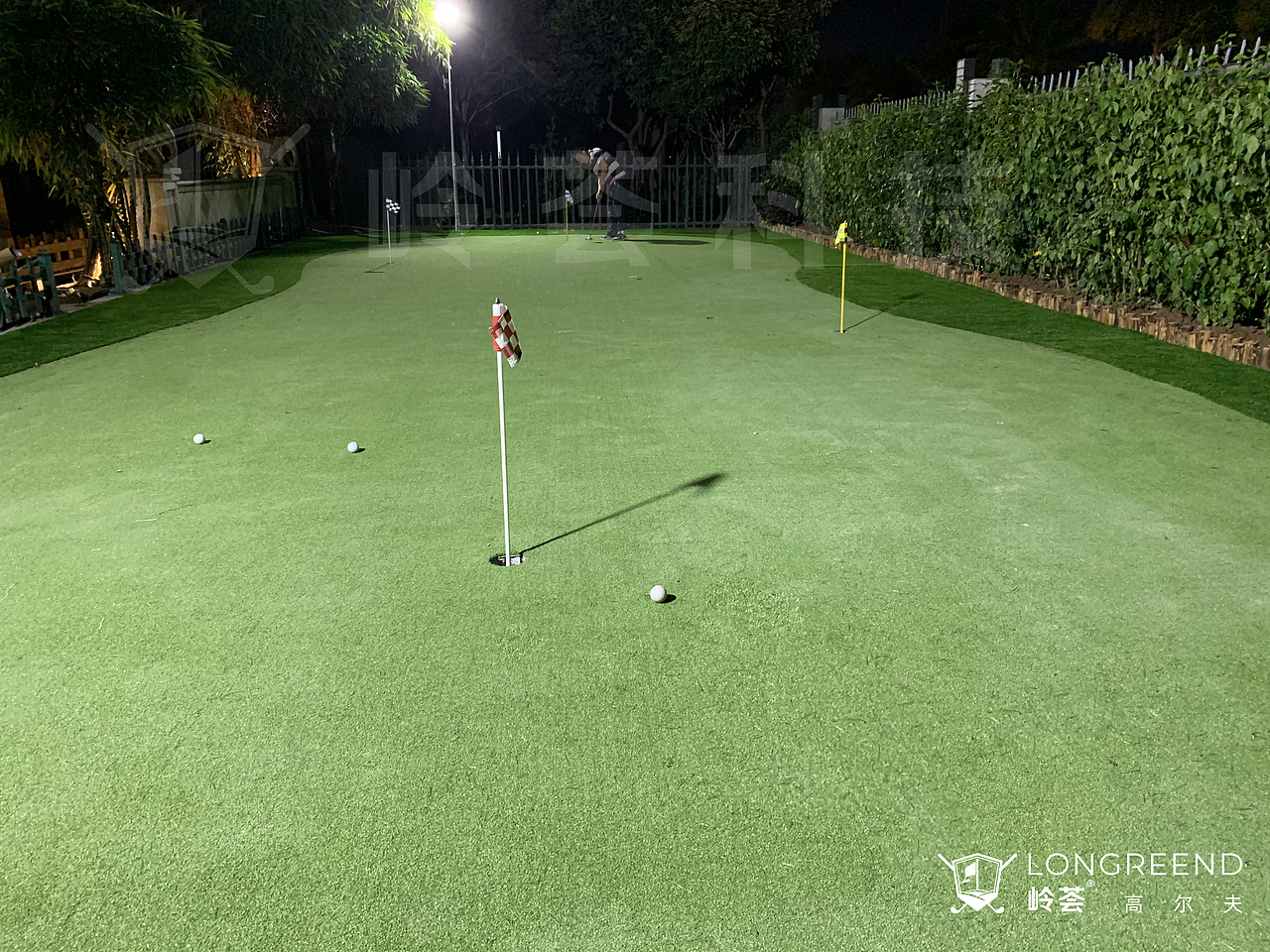 肇庆市星湖湾别墅职业级高尔夫嵌沙人工仿真果岭项目