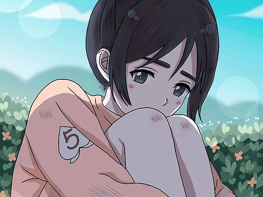 烦恼的少女