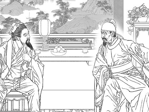 纪保超插画设计《文天祥》——【中华先贤人物故事汇】