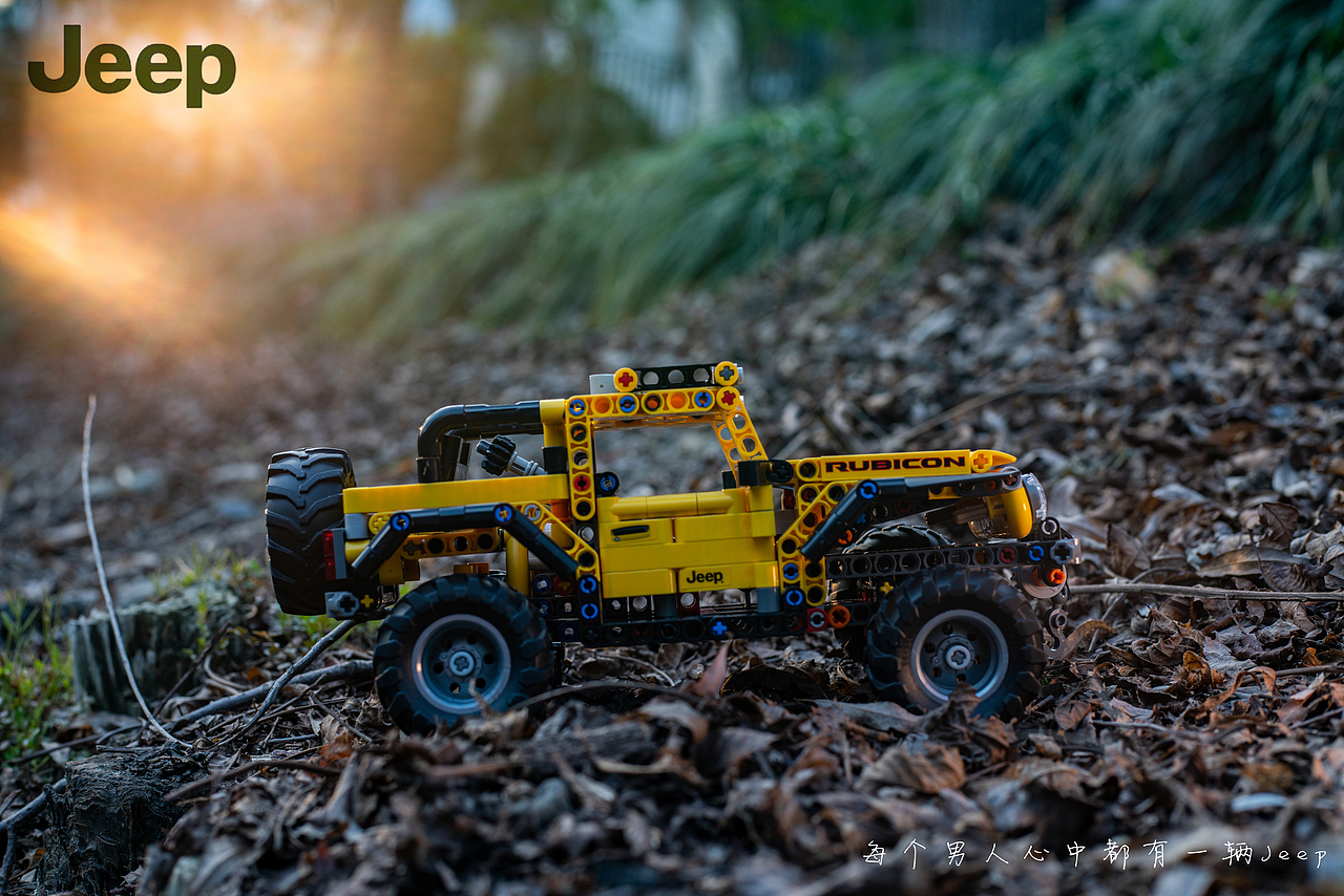 JEEP乐高积木拼装玩具拍摄
