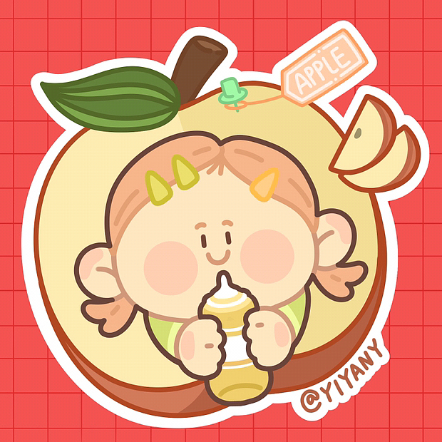 水果女孩（图ZMzI4MTAzMjQ4） - 创作习作 - 站酷设计师YIYANG0224原创素材 - 站酷ZCOOL