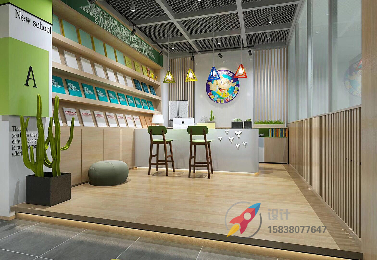 幼儿培训机构装修设计}专业郑州幼儿培训装修设计公司