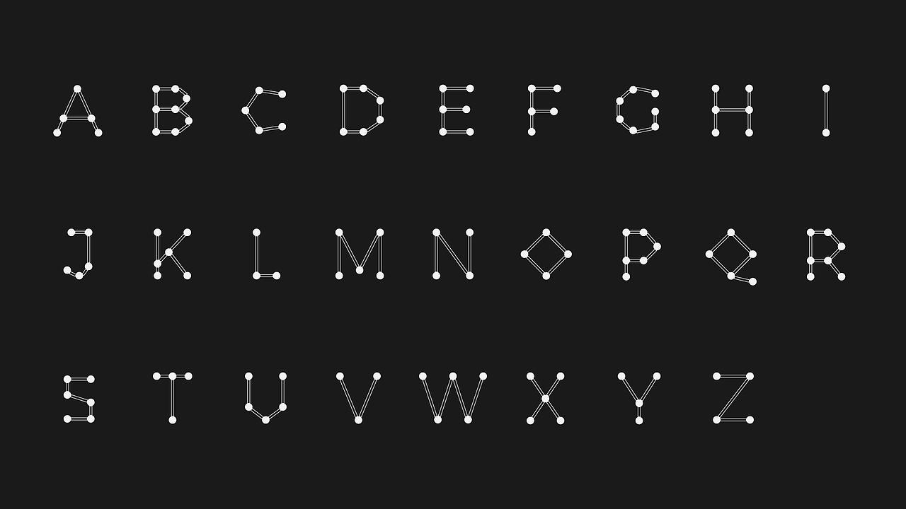 【26个英文字母】符号化设计-字体字形设计（图ZMTIxMTQwNTAw） - 字体/字形 - 站酷设计师___Cjlevi原创素材 - 站酷ZCOOL