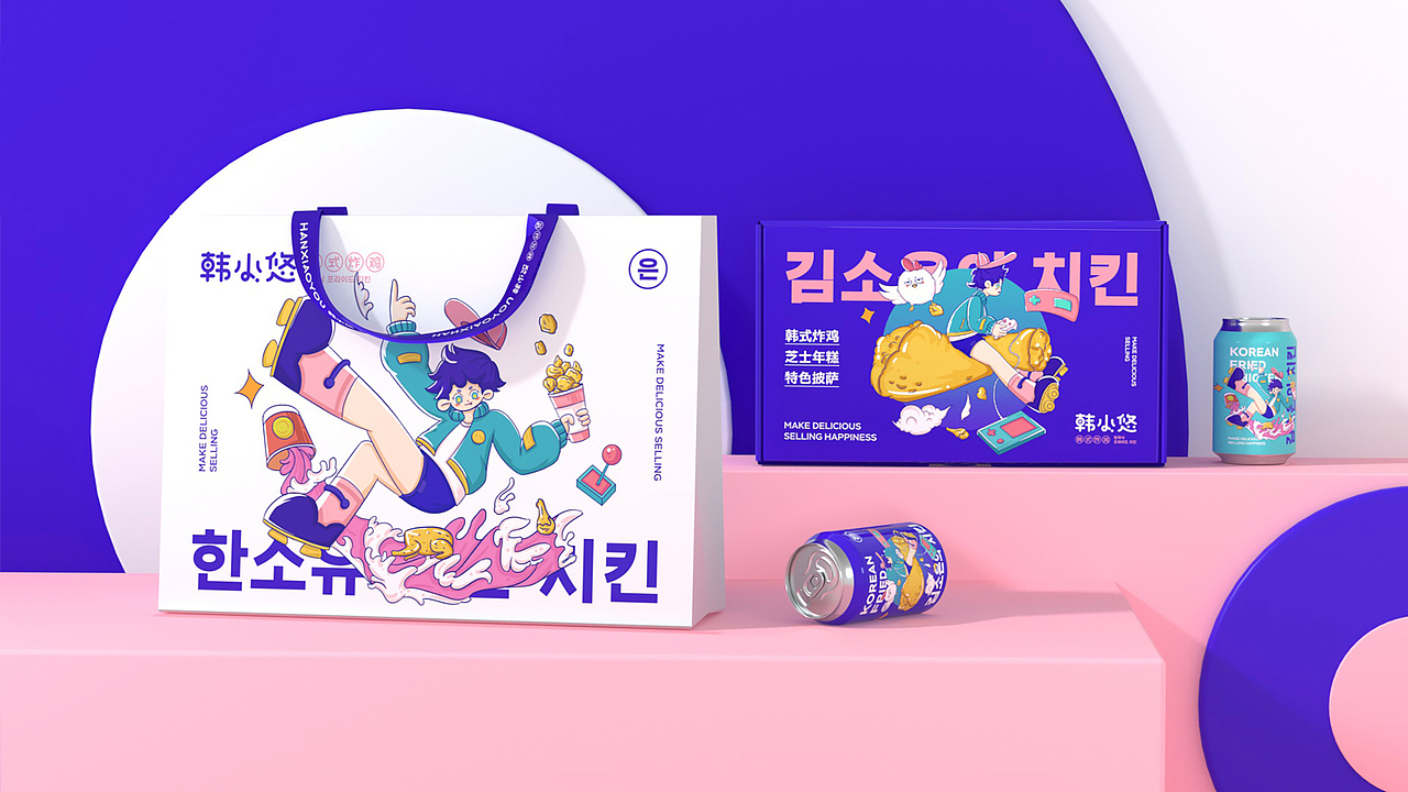 韩小悠韩式炸鸡品牌设计(图ZMjc3Njk3ODQ0) - 品牌 - 站酷设计师东临Dolin原创素材 - 站酷ZCOOL