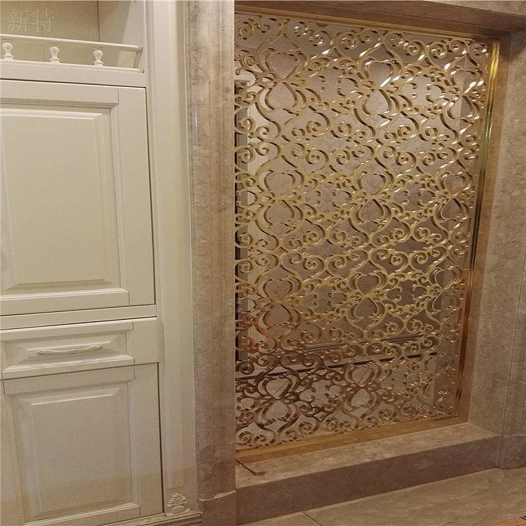别墅客厅雕刻铝艺花格屏风现代装饰（图ZMjQ2ODEyOTY0） - 其他工业/产品 - 站酷设计师Z43926661原创素材 - 站酷ZCOOL