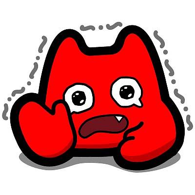 r24【魔鬼猫表情-help me】#全身 趴 发抖 泪汪汪 伸手 ip 动漫 魔性