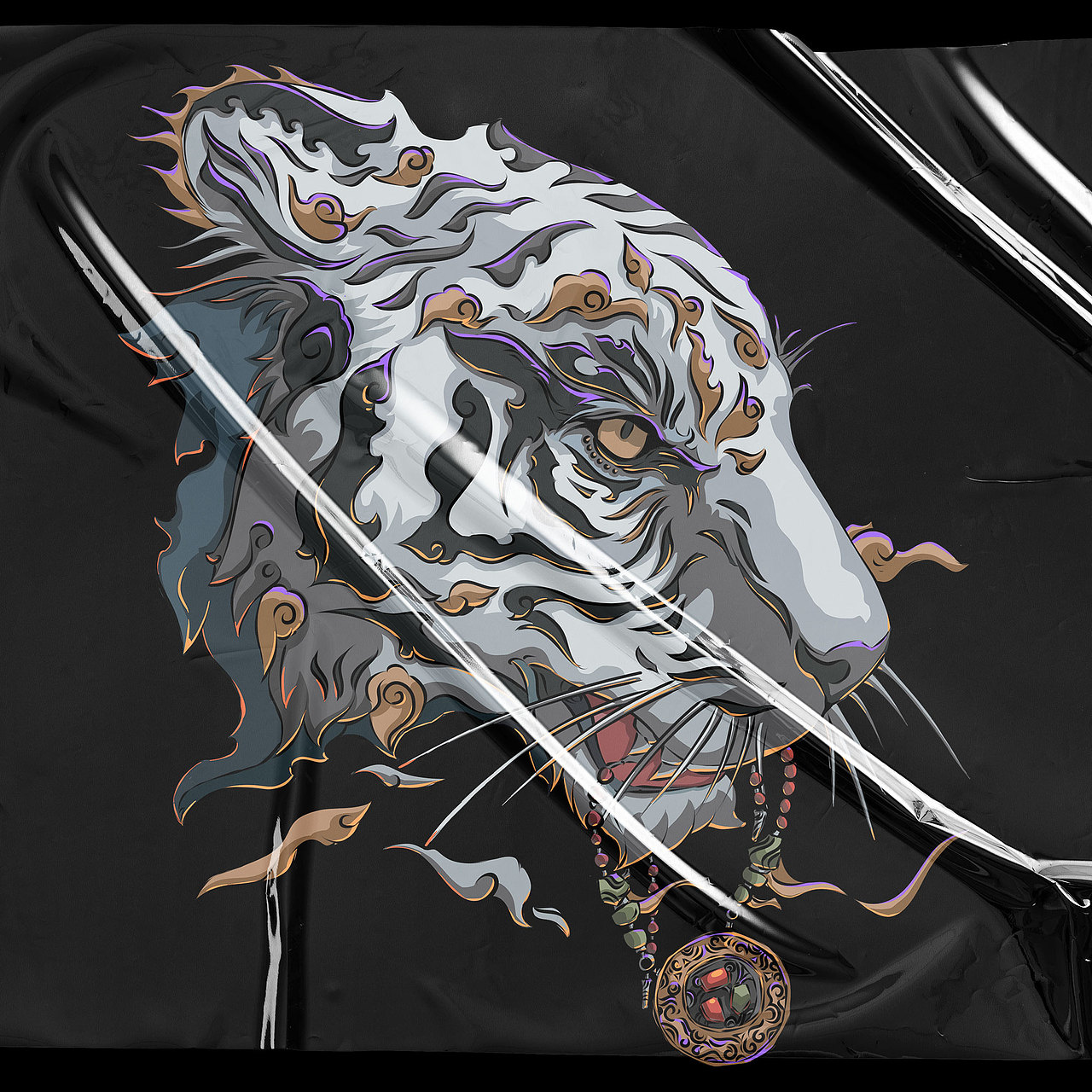 Cultural trend illustration design-animal element（图ZMjQxNzcxNDYw） - 概念设定 - 站酷设计师巧克力先森海鹏原创素材 - 站酷ZCOOL