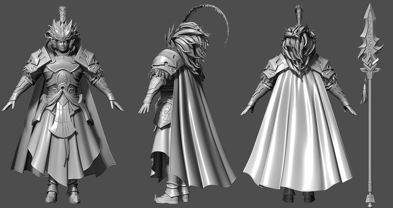 全民无双次世代maya高精度模型云图动漫学院