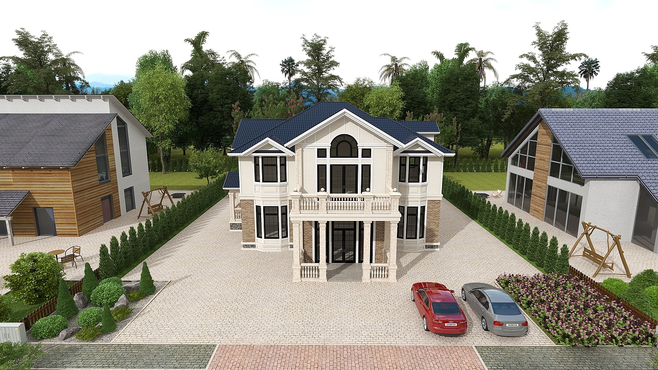 模袋云场景渲染-场景合集