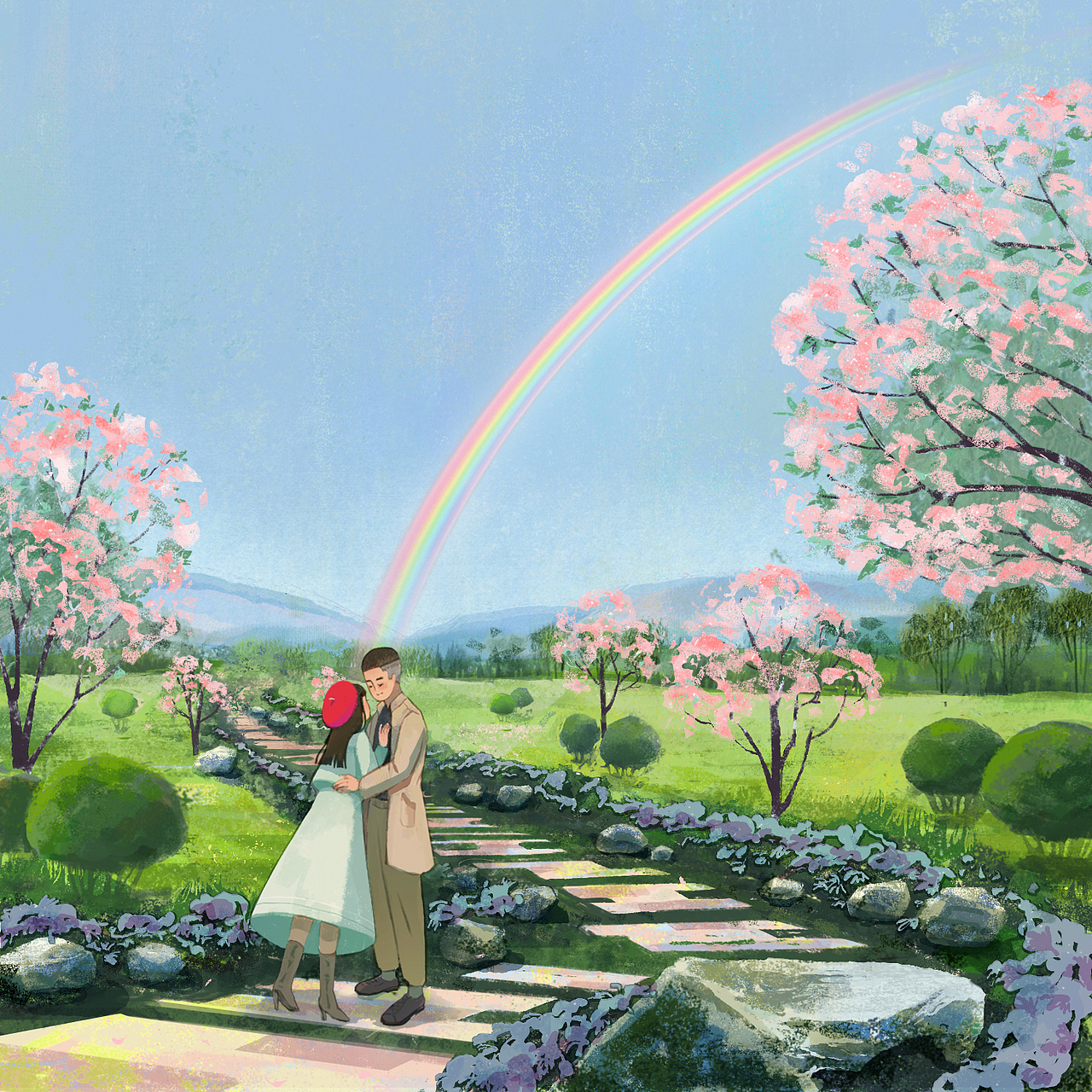 2020《和你》系列插画合集 50p