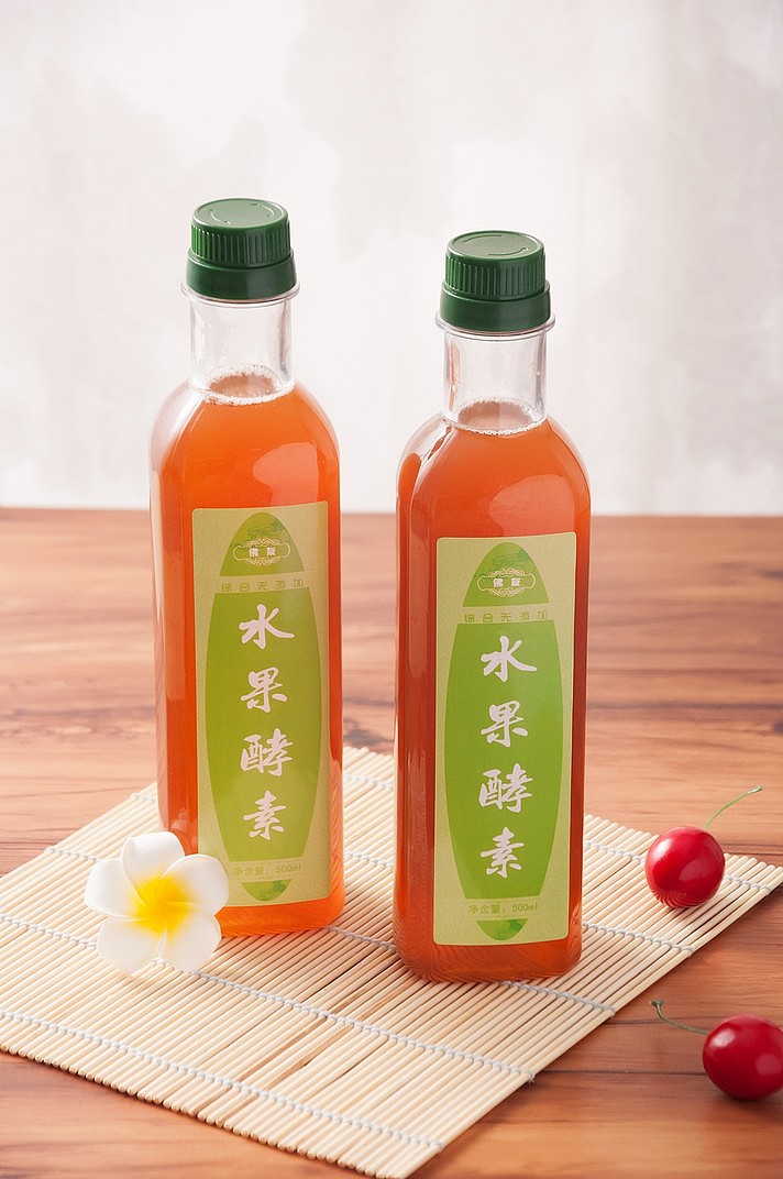 水果酵素喝了通肠道武汉饮品摄影拍摄