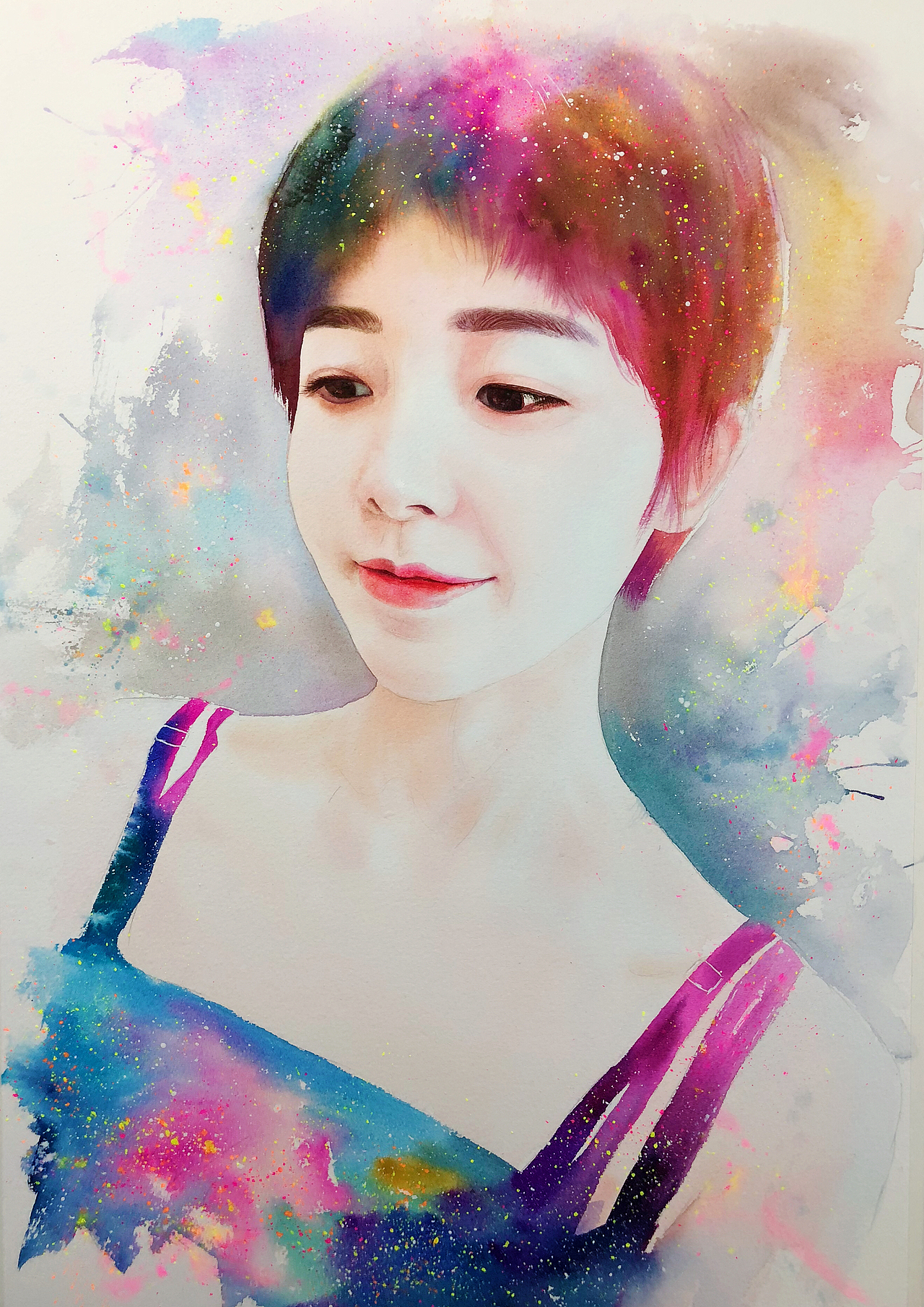 水彩人物 Ⅲ 飞雪连天射白鹿 笑书神侠倚碧鸳（图ZMTMzNDA3NDE2） - 绘画 - 站酷设计师多爸1203原创素材 - 站酷ZCOOL