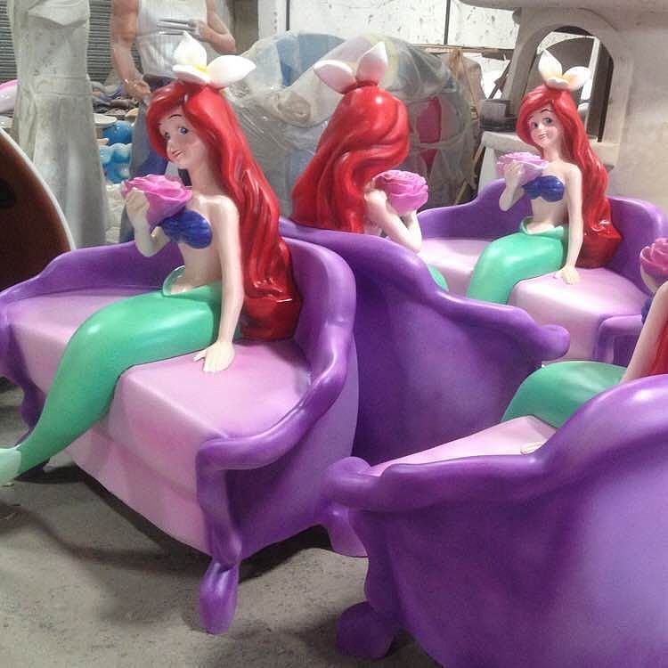 定制玻璃钢美人鱼卡通雕塑户外海滩景观摆件道具美陈（图ZMjUxMzk4MjI0） - 雕塑 - 站酷设计师满天下艺术雕塑原创素材 - 站酷ZCOOL