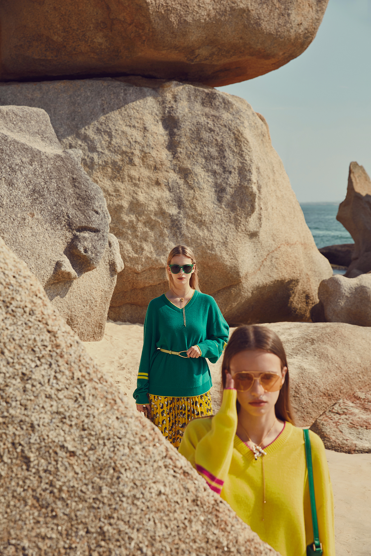 逃离城市，海边女装拍摄