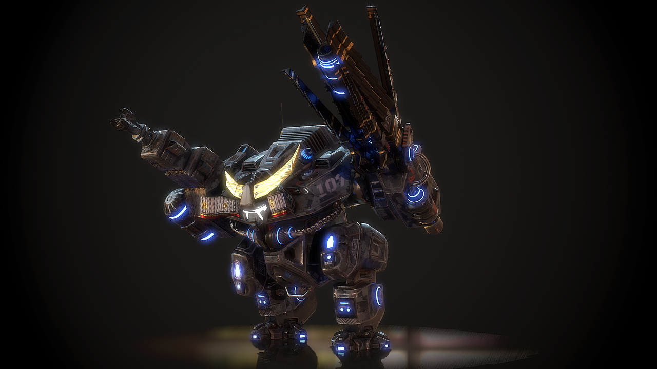 LION-3型武士机甲（图ZMTA0NjMwNTE2） - 概念设定 - 站酷设计师Sa1t原创素材 - 站酷ZCOOL