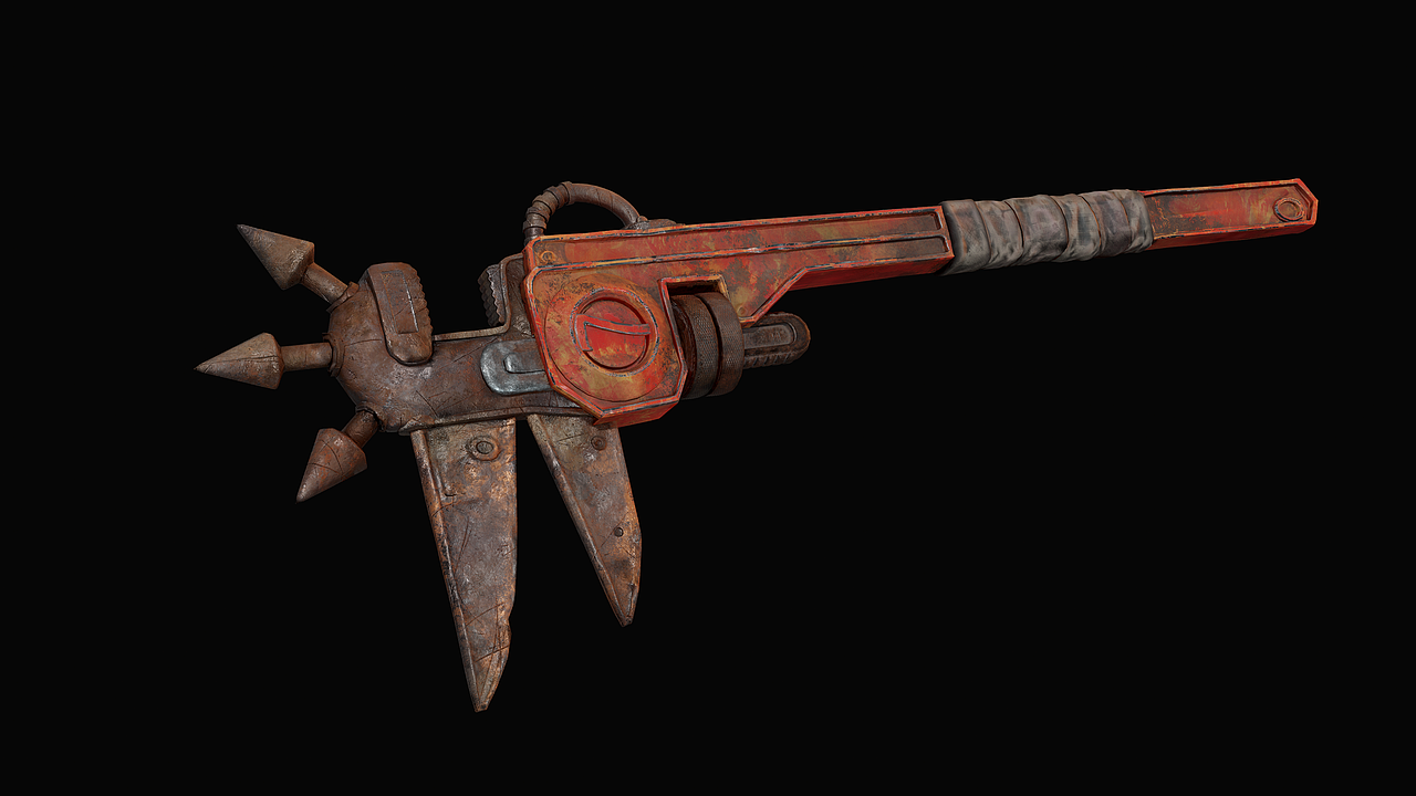 次时代游戏模型扳手