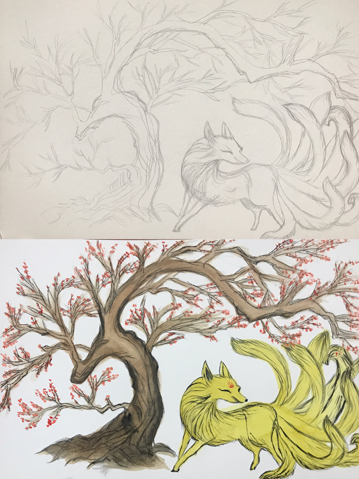 作业:青丘九尾狐