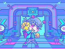 幫忙家里設(shè)計(jì)的卡面插畫，這里分享給大家